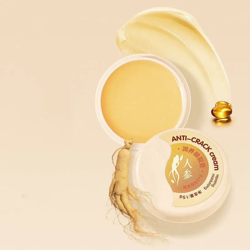 15g ginseng body cream tube for moisturising and softening dry cracked skin, universal use