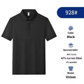 Solid colour catering work polo shirt in cotton blend fabric with short sleeves