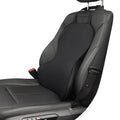 Memory cotton car waist back cushion in universal design for vehicle lumbar support.