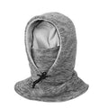 2-in-1 winter cycling hat scarf unisex cotton satin dome cap windproof cold-proof black blue light grey navy wine red