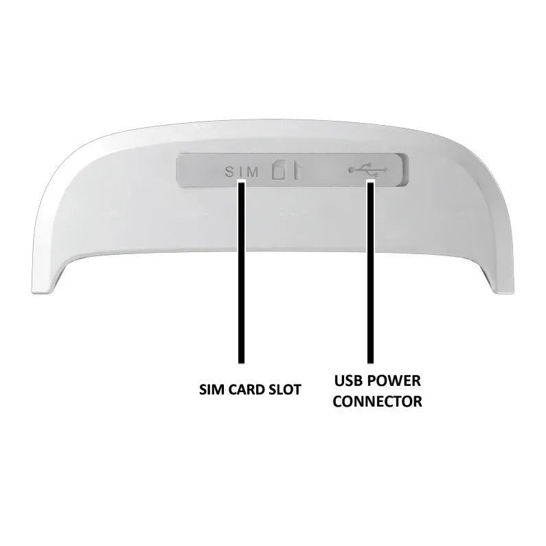 Cat GPS tracker locator device in black with real time tracking and geofence alert feature