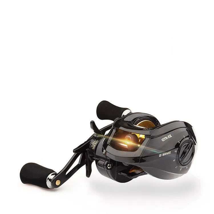 Carbon fibre brake pads magnetic centrifugal drop baitcasting reel GTR model for freshwater lure fishing