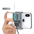 Black phone radiator cooling fan with clip and USB cable for 4 to 7 inch smartphones