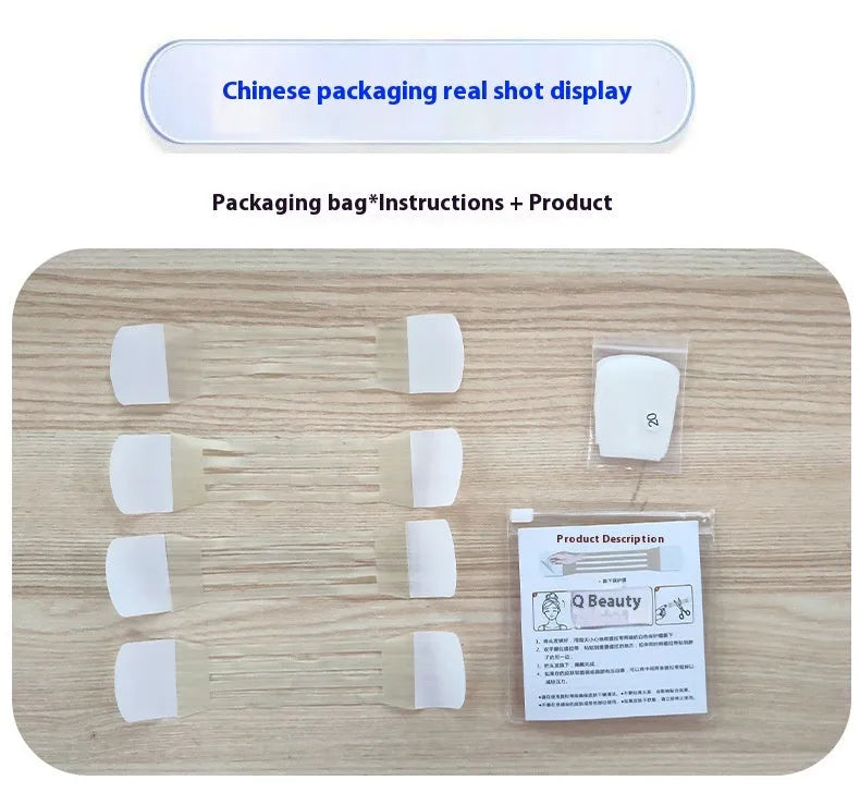 V27 neck pattern firming adhesive tape in skin tone colour with 20 patches across four packs