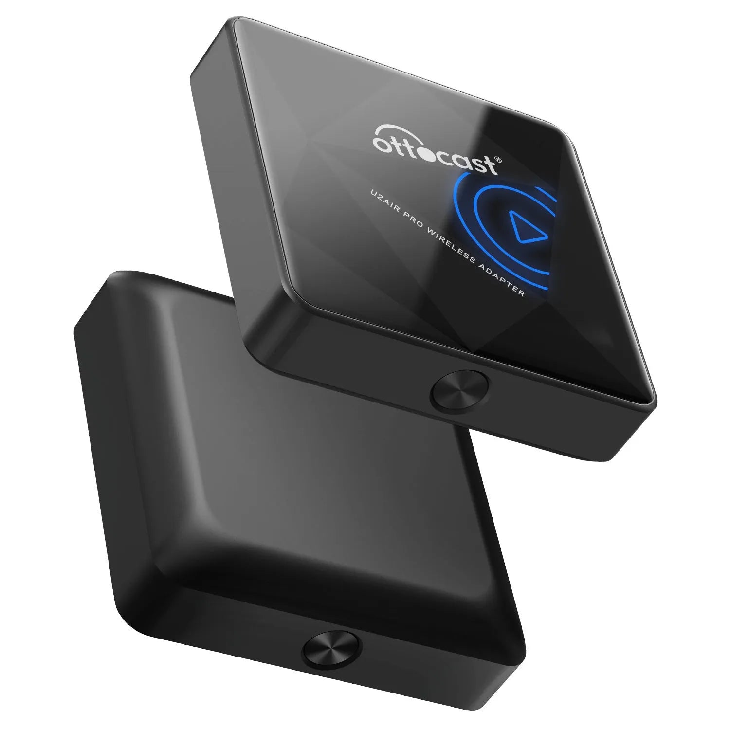 Black wireless car Bluetooth AIBOX magic box with Type-C connector