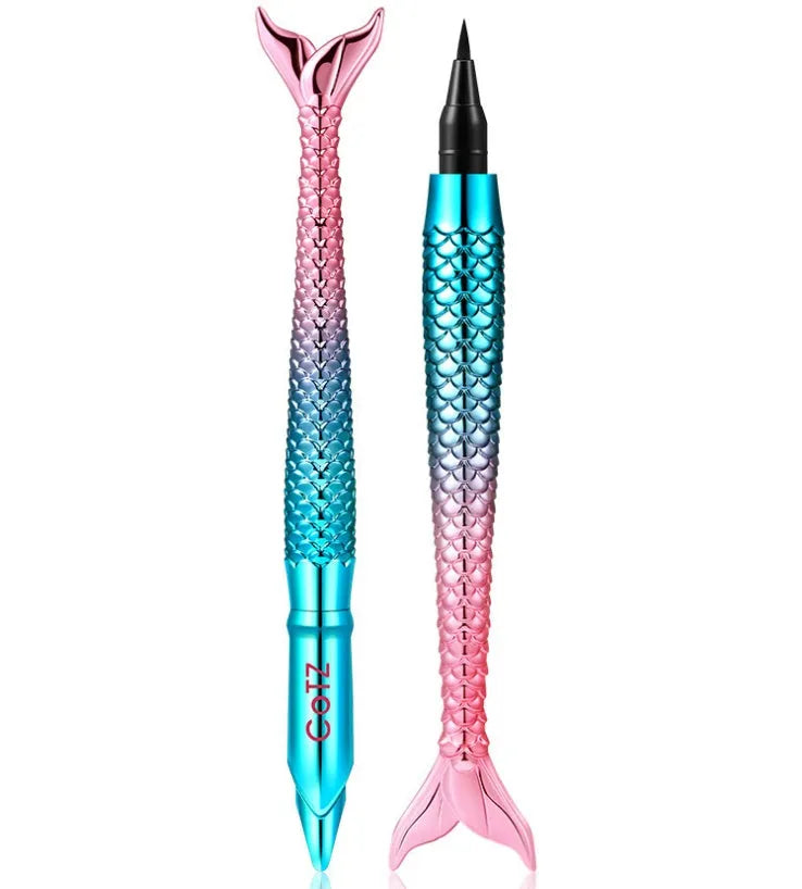 Mermaid Star black liquid eyeliner with precision applicator tip, 1.5 ml bottle