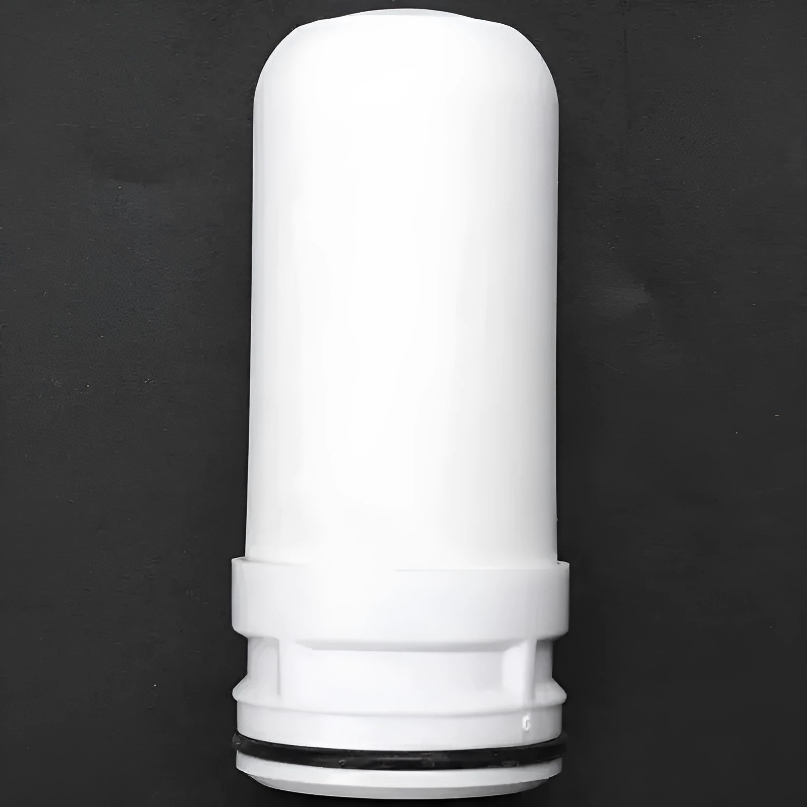 White diatom ooze ceramic water filter element with 43x43x100mm dimensions
