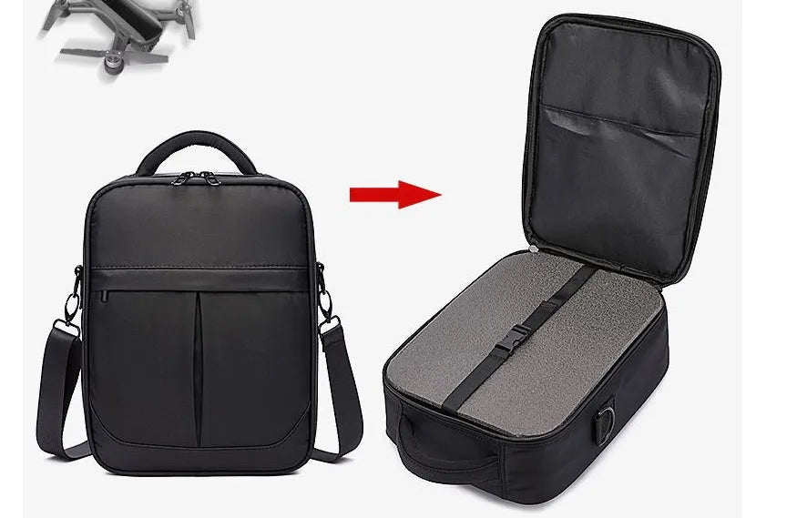 Black men's Oxford fabric messenger shoulder bag showing dimensions of 24x11x31 cm.