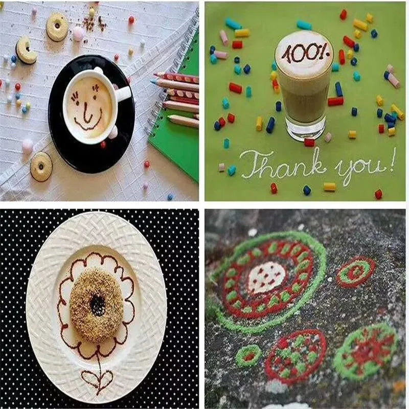 Electric coffee drawing pen in yellow, red, pink, white or green for food decoration on cake