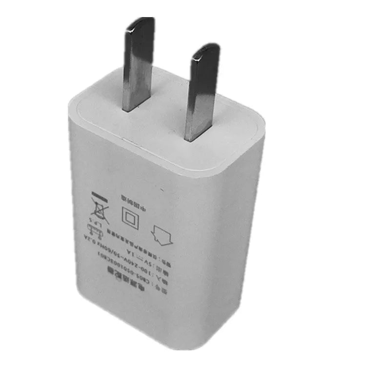 Standard thin 5V 1A USB power adapter with universal voltage input