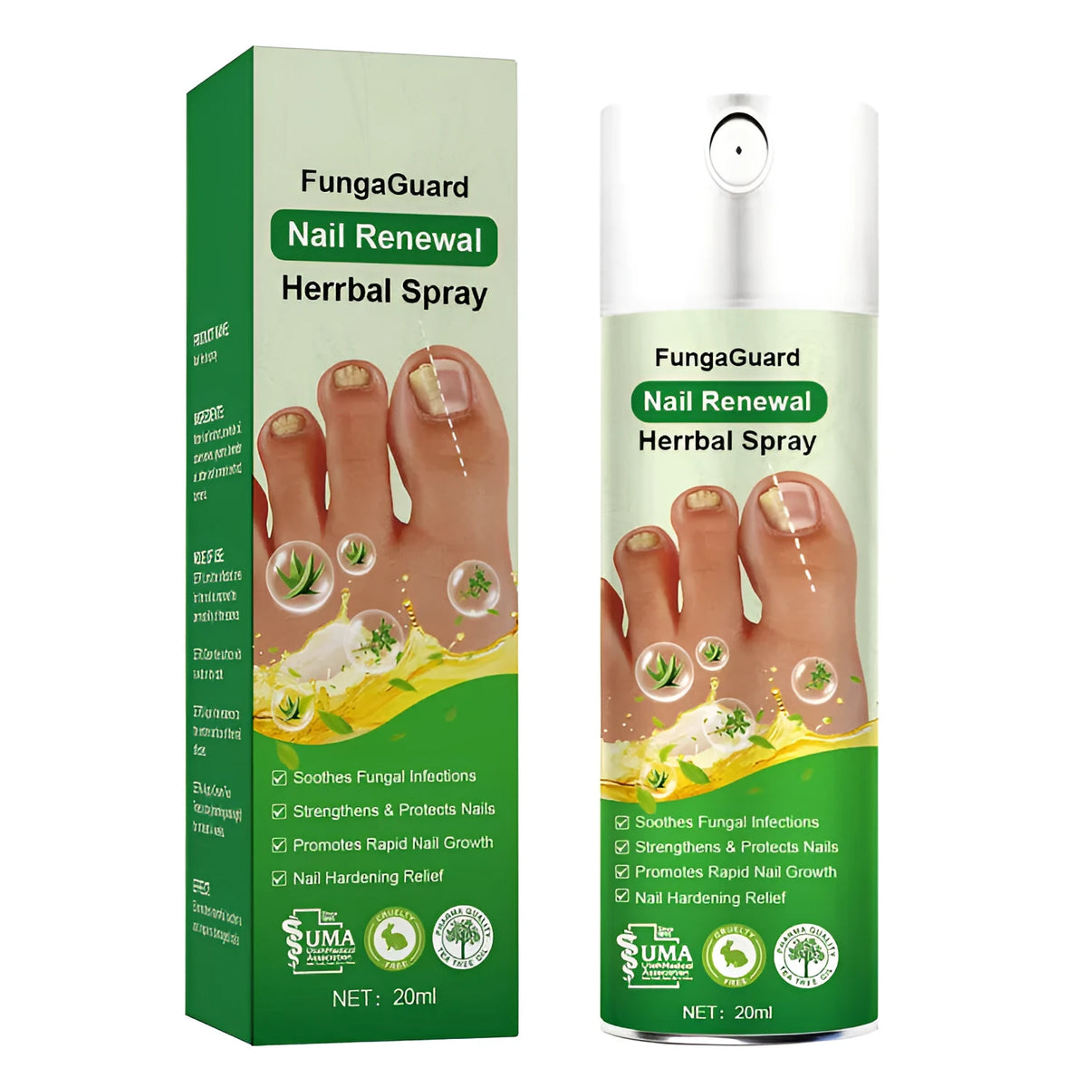 20ml nail care spray for moisturising and oil control, suitable for female and male users