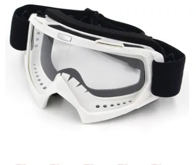 Adult anti-twist anti-fall sports goggles with TPU full frame in bright black transparent film, model MT003