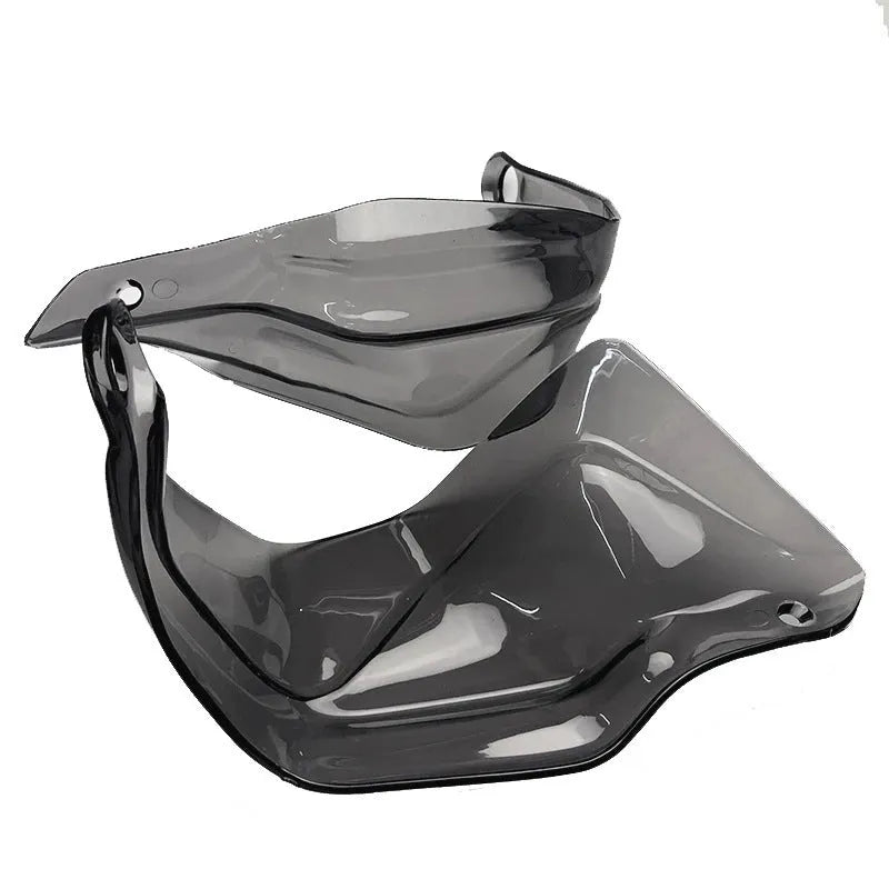 ADV handlebar heightening piece and hand guard set for BMW in plastic, brown, grey, and transparent options
