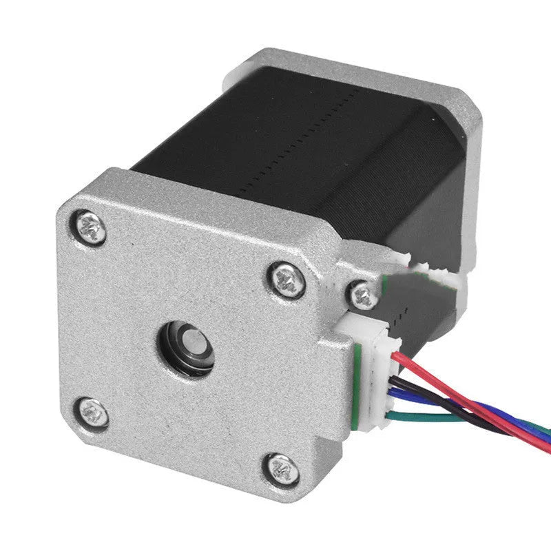 Black 2-phase stepper motor 60mm height for 3D printer DIY build with 4-wire connector