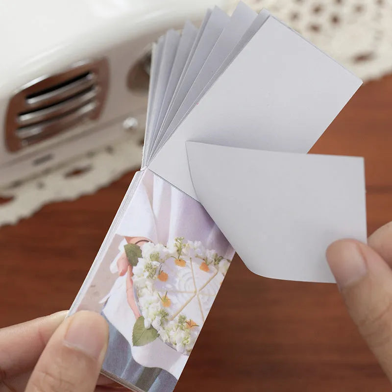 Ins Art decorative sticker set of 50 pieces with retro printed designs in assorted colours