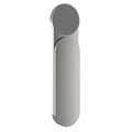Silver aluminium alloy magnetic mobile phone bracket on desk with laptop for dual screen use