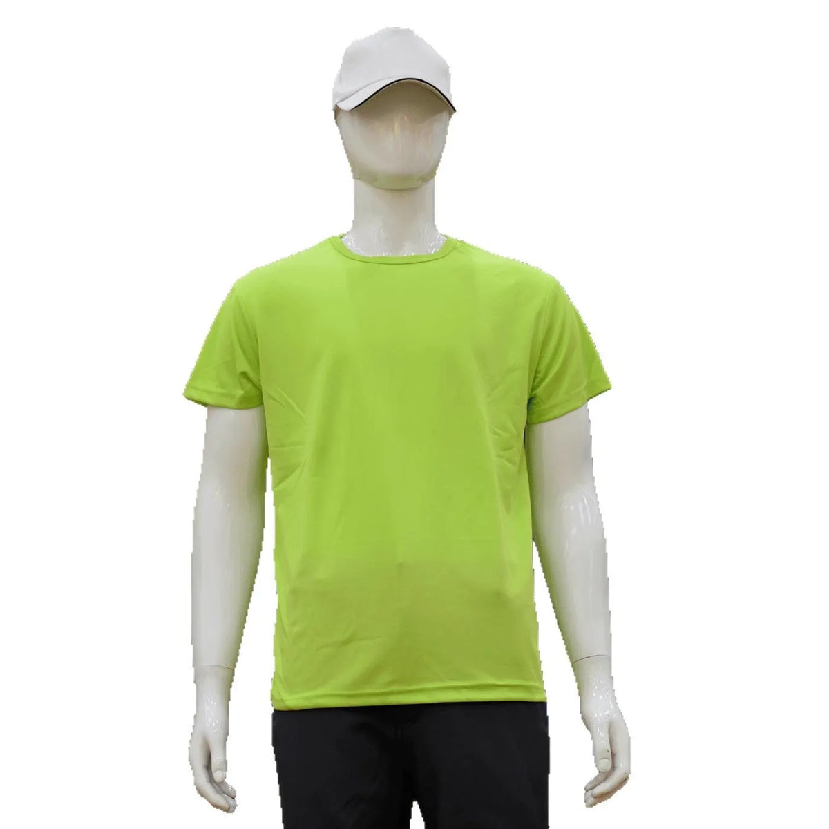 Men's slim fit quick-dry T-shirt in multiple colours with short sleeves and round neck