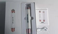 Eye beauty instrument with ultrasonic and ion functions, USB rechargeable, pink body, 215x90x42mm