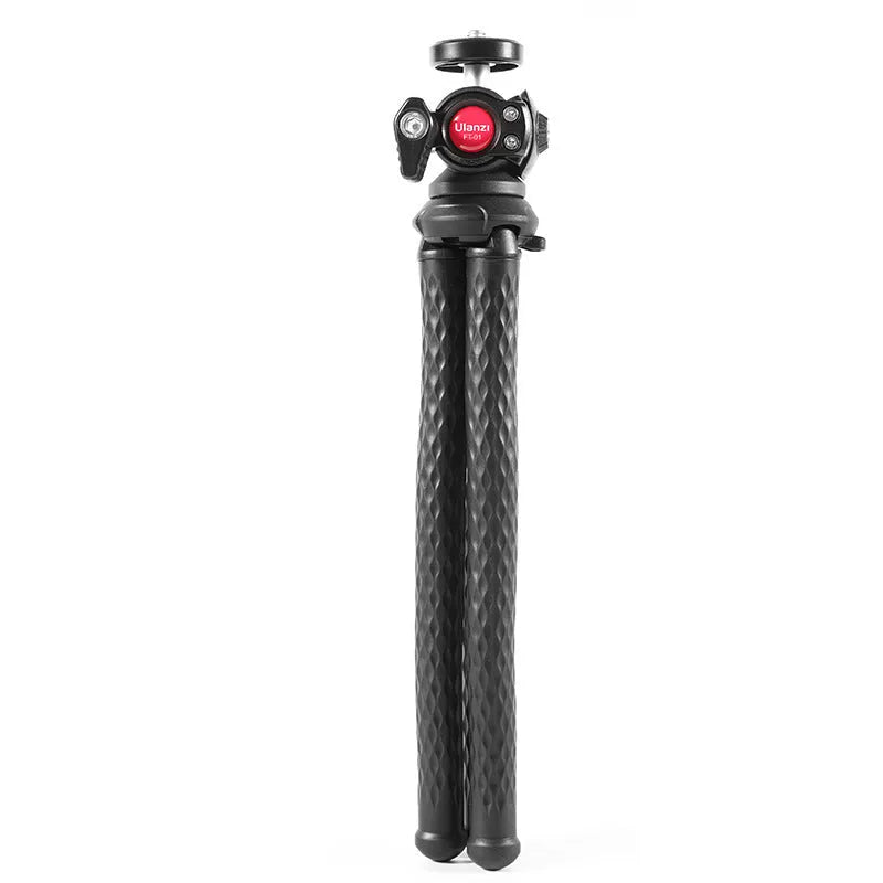 Black octopus-style flexible tripod with phone clip, extended to 360mm length