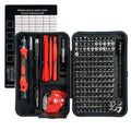 170-in-1 CRV steel insulated screwdriver set with 4mm cutter head and 28mm cutter bar in black and blue