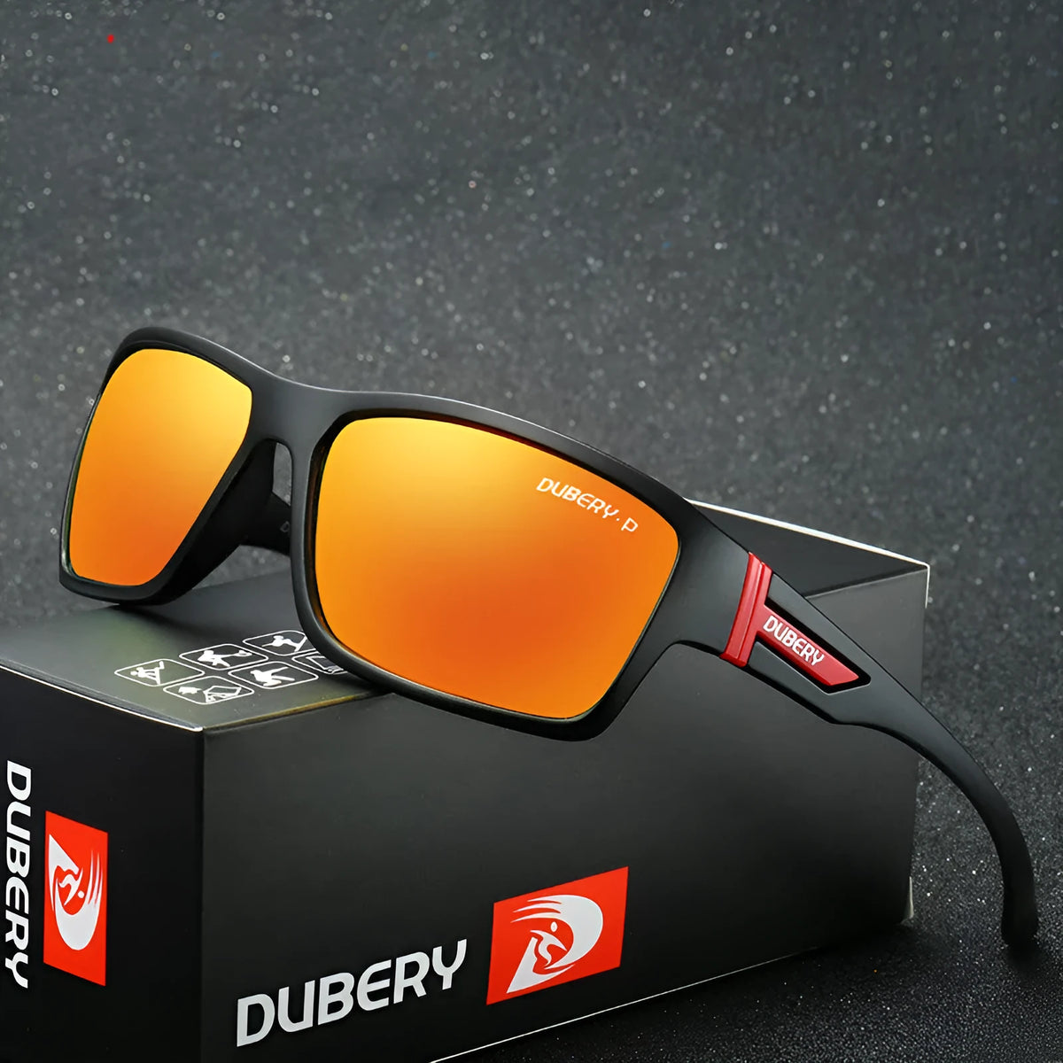 Sports polarized sunglasses for men in colour NO1 with resin lenses and sporty frame