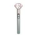 Gradient pink inductive micro-current eye massager with vibration settings and colour light.
