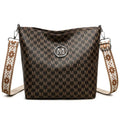PU leather retro shoulder bag with dumpling shape design in black, brown or white colours