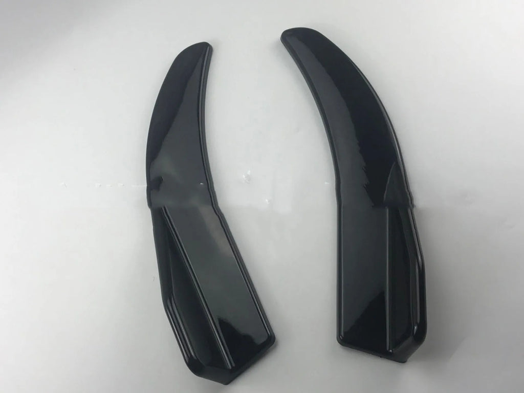 Front and rear black ABS car deflector spoiler for General Motors vehicles, 440mm long