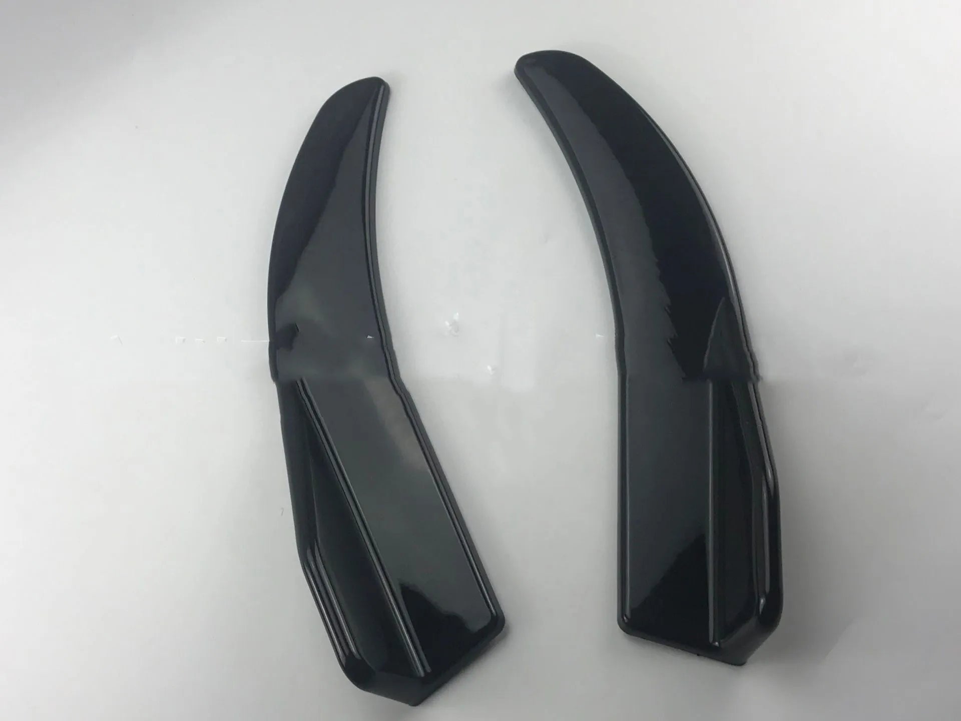 Front and rear black ABS car deflector spoiler for General Motors vehicles, 440mm long