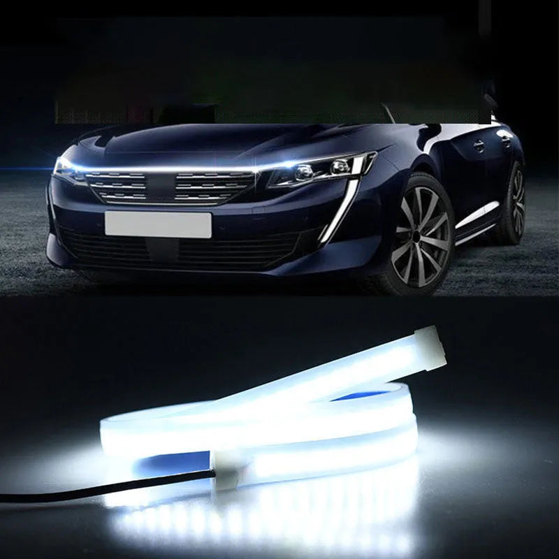 Automotive engine cover LED light strip for General Motors vehicles in multiple colour options