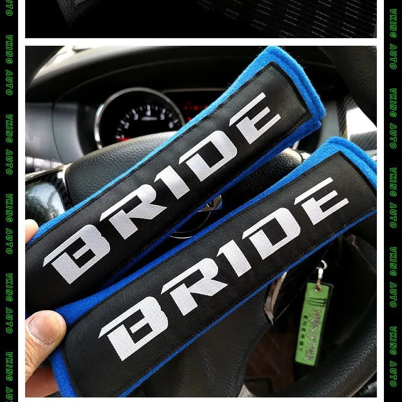 Car shoulder padding set in three colours with 22.5cm length for seat belt comfort