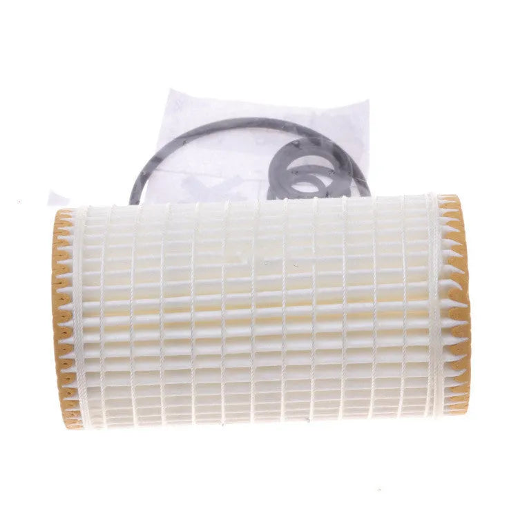 HU718 5X oil filter for lubricating oil systems with polyester mesh construction and 10mm connections