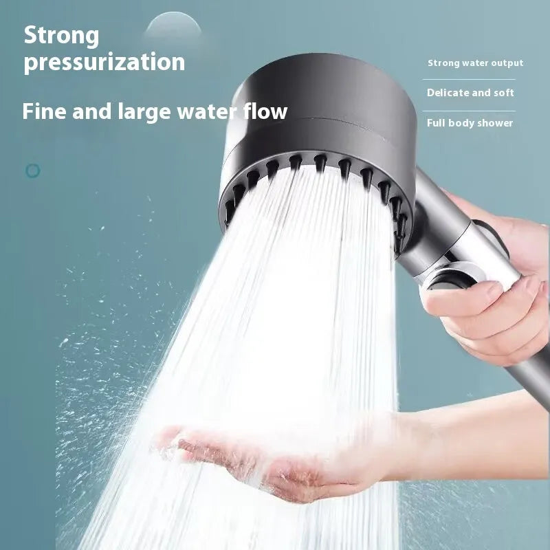 Strong Boost portable bathroom filter shower head with three adjustable spray settings