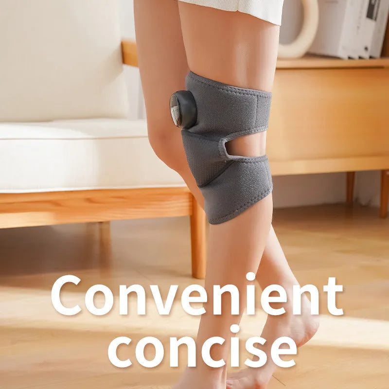 Black or grey electric heating knee massager, 8W, 3.7V, average size, self-heating knee pad