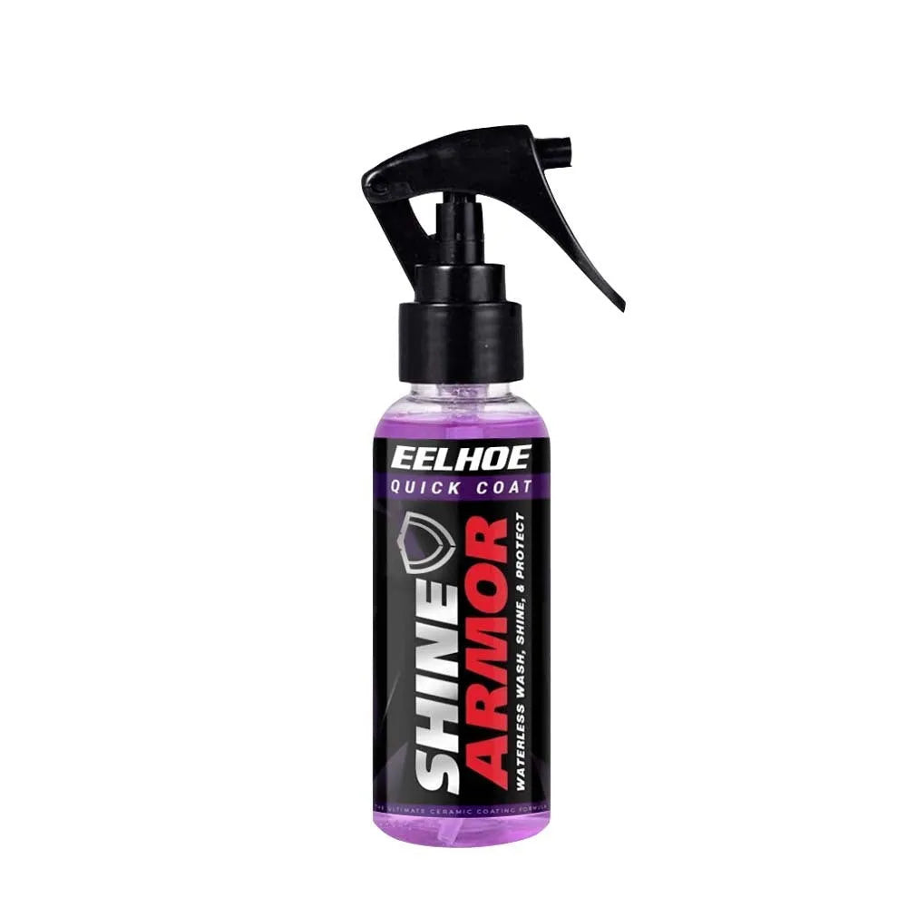 Automobile nano coating spray wax bottle in 30ml, 100ml, and boxed 100ml options for car maintenance