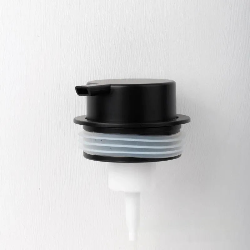 ABS plastic foam pump head for liquid soap in gold silver and black finishes