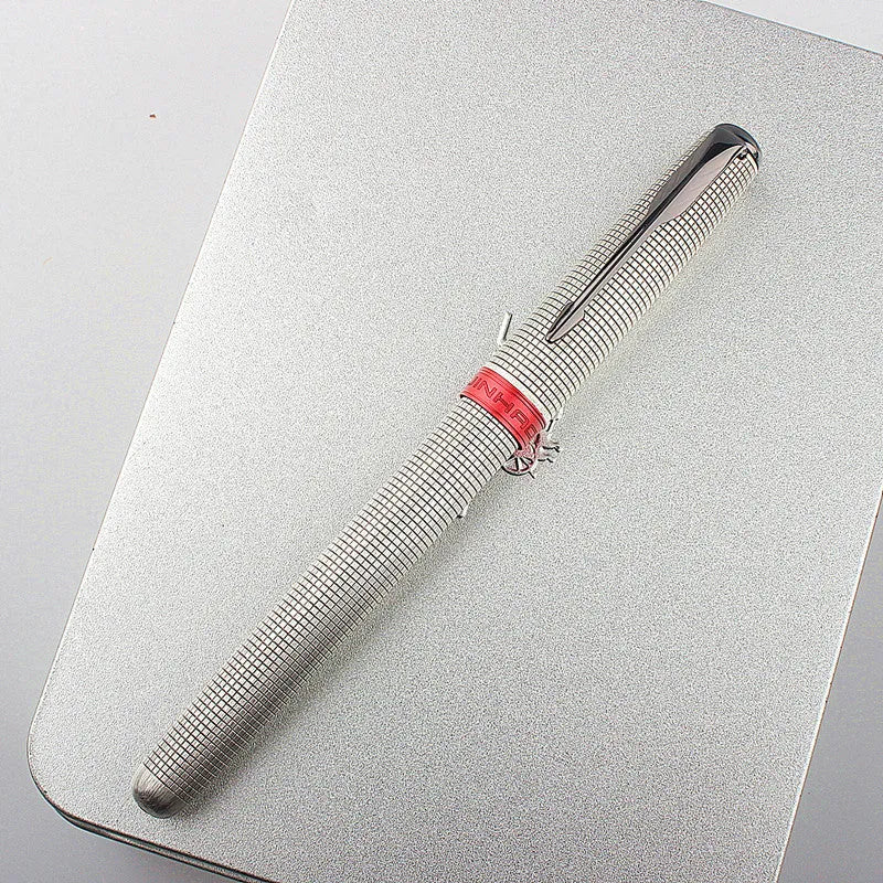 Stainless steel ball pen with 0.5mm tip in multiple colour options