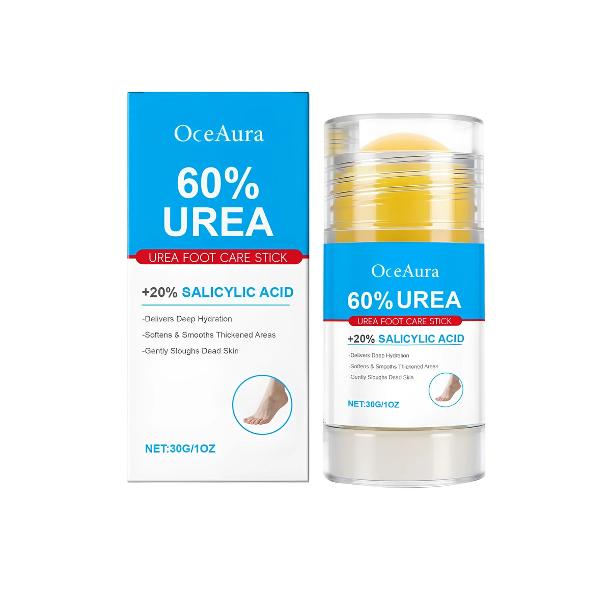 Foot Moisturizing Nursing Stick 30g with urea and salicylic acid for dry cracked heels