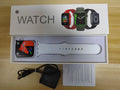 GT20 smartwatch with black alloy case and silicone strap showing heart rate and call functions on screen