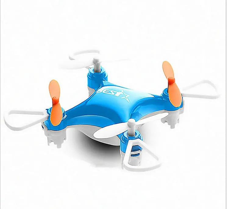 Home Portable Puzzle Mini Quadcopter Drone Toy in black with barometric altitude hold