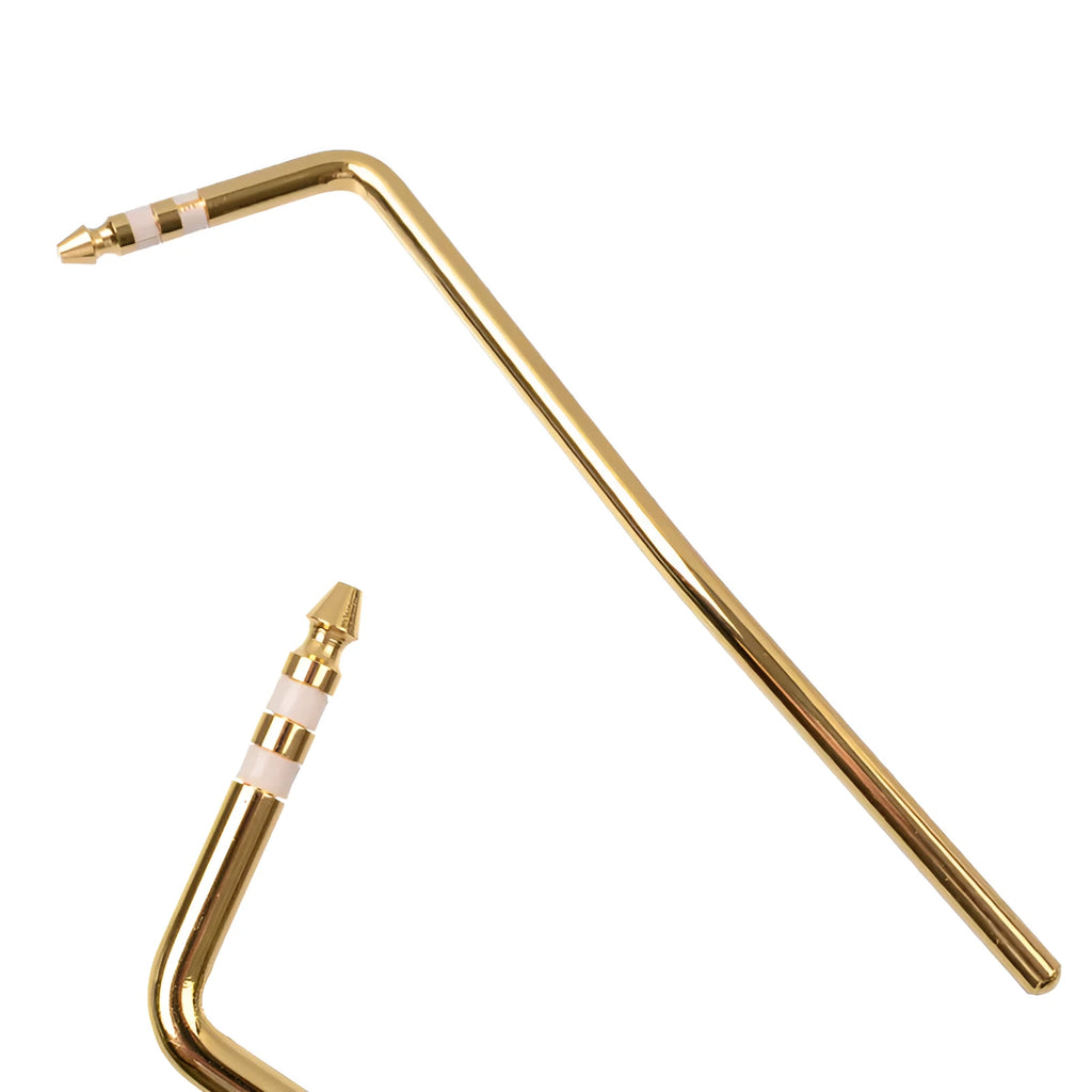 Direct plug-in guitar tremolo bar in black, blue, gold and chrome silver metal finishes