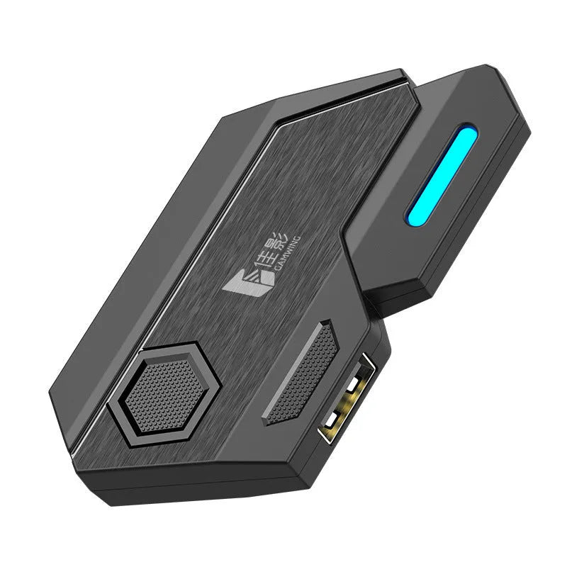 Gamwing Jiaying MIX series keyboard and mouse converter for mobile gaming in Official Configuration Suit colour.