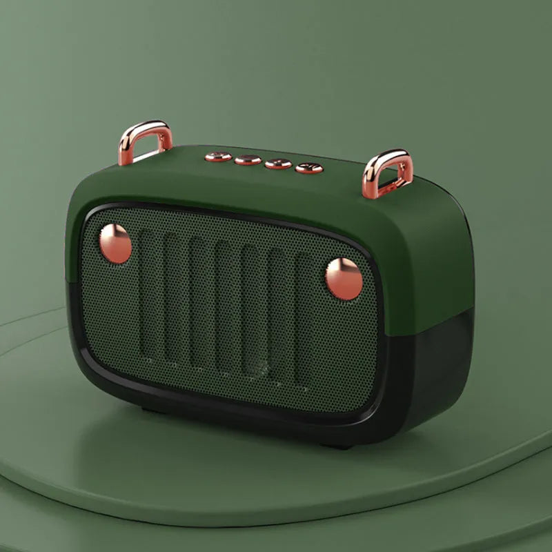 Mini portable Bluetooth speaker with USB interface in black, blue, green, grey or orange colours