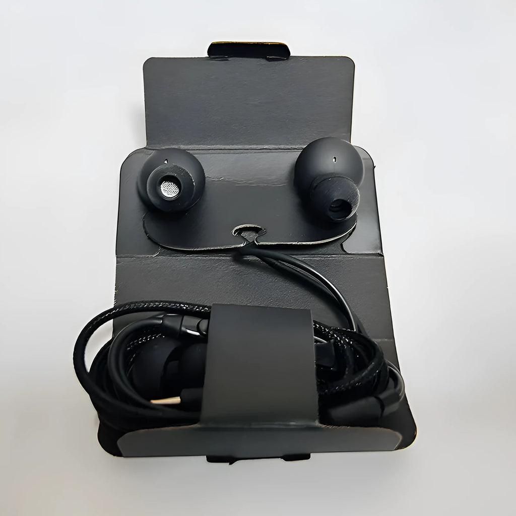 Decoding Digital extra bass earbuds headset, plastic construction, 3.5mm plug, 1.2m wire, for Note10 S10 S8
