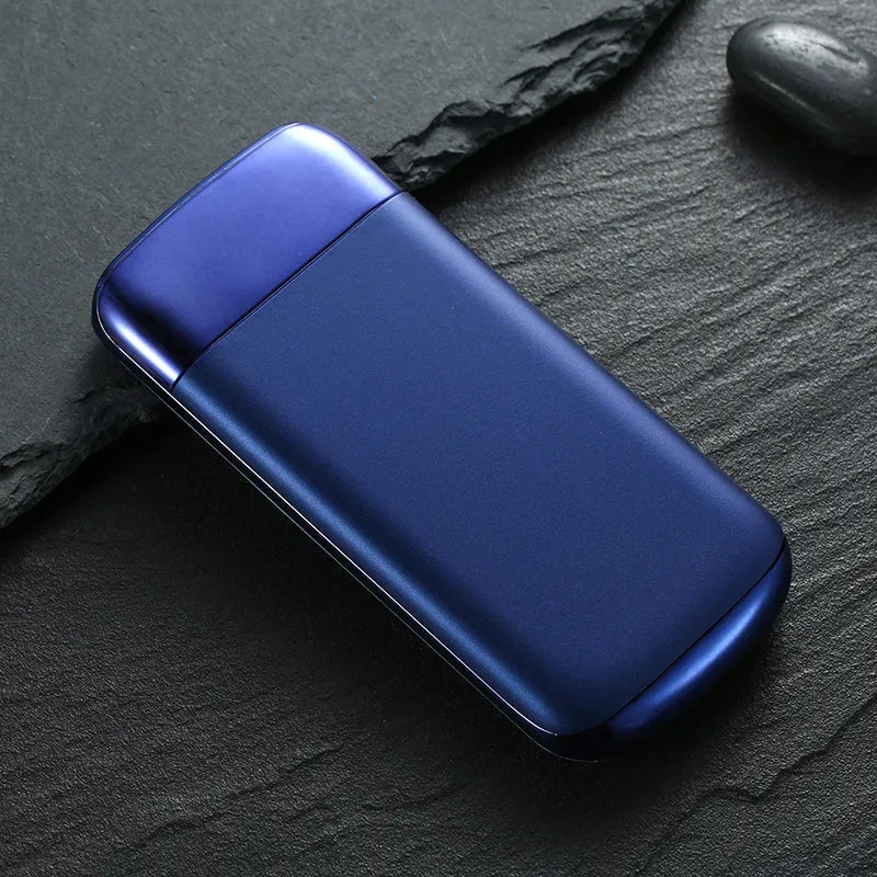 Y10 20000mAh portable power bank with LCD display showing battery percentage