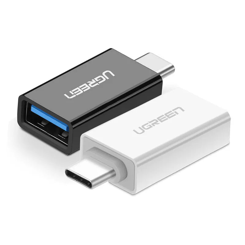 USB-C OTG adapter USB 3.0 in black, white, silver, dark grey, flash silver and space grey colours