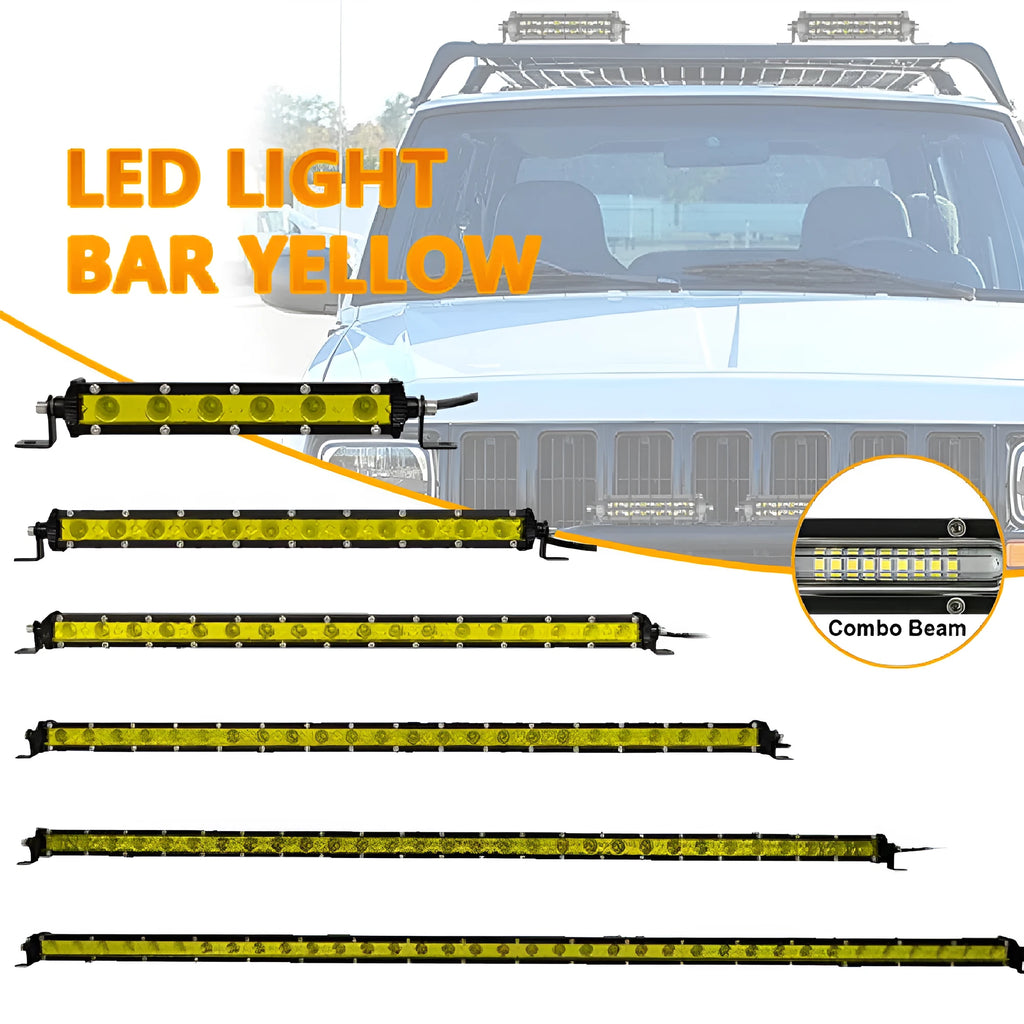 25 inch single row aluminium LED light bar for car or truck with mounting brackets
