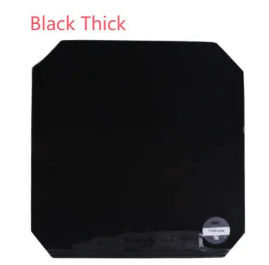 Fast Attack Sticky Classic-50 table tennis racket with anti-rubber sheet in red or black.