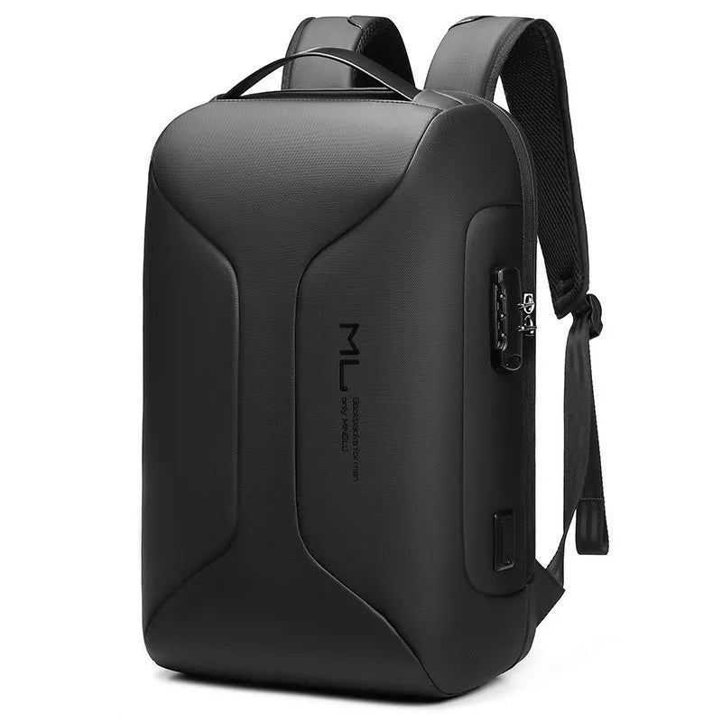 Men's 50L business travel backpack in Oxford cloth with waterproof anti-theft features and air pillow straps