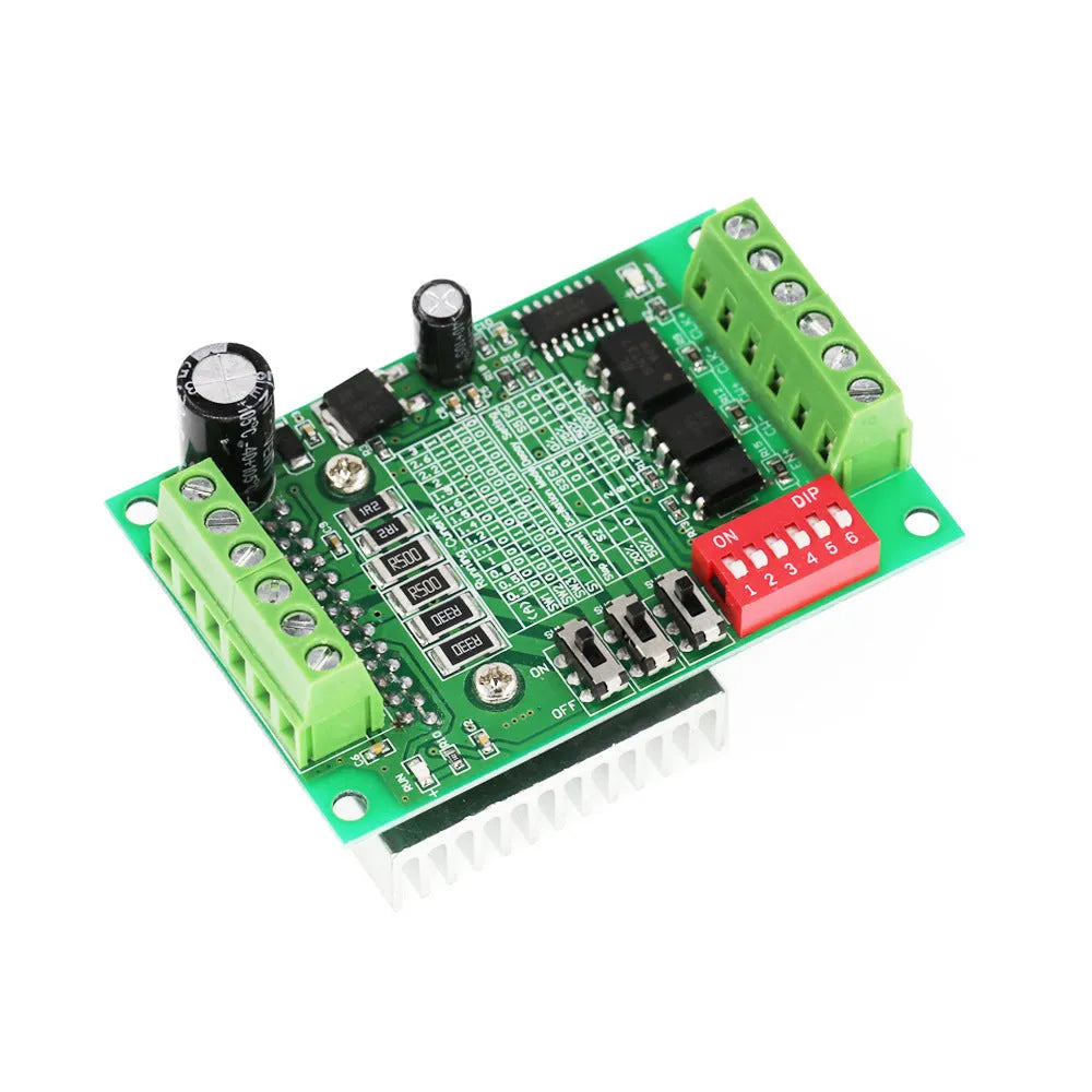 TB6560 3A stepper motor driver board with radiator and screw terminals